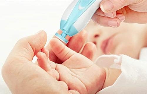Baby Nail File Electric || Baby Nail Trimmer with 6 Grinding Heads for Newborn